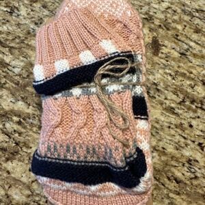 Ruggline Blush Nordic Slipper Sock Boots  7376  8-10 NWT Boutique